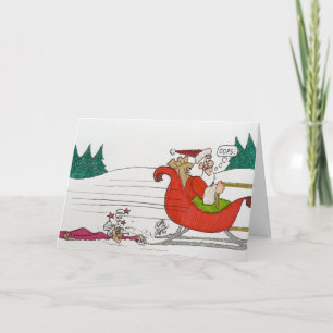 Grandma Got Ran Over by a Reindeer Holiday Card