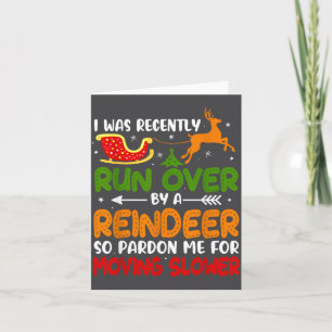 Grandma Got Run Over By A Reindeer Christmas So Pa Card