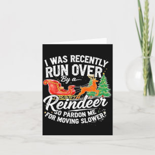 Grandma Got Run Over By A Reindeer Christmas So Pa Card
