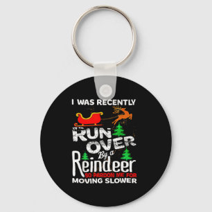 Grandma Got Run Over By A Reindeer Christmas So Pa Key Ring