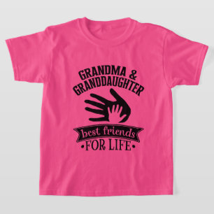 Grandma Granddaughter best friends T-Shirt