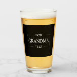 Grandma Grandmother Birthday Personalised Gift  Glass<br><div class="desc">You can customise it with your photo,  logo or with your text.  You can place them as you like on the customisation page. Modern,  unique,  simple,  or personal,  it's your choice.</div>