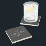 Grandma Grandmother Birthday Personalised Gift  Stone Coaster<br><div class="desc">You can customise it with your photo,  logo or with your text.  You can place them as you like on the customisation page. Modern,  unique,  simple,  or personal,  it's your choice.</div>