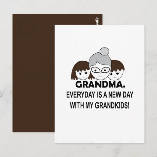 Grandma Grandmother  Postcard