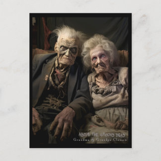Grandma & Grandpa Claxson Postcard