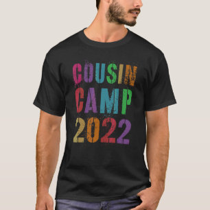 Grandma Grandpa Cousin Camp 2022 Sleepaway Sign Au T-Shirt