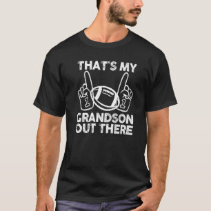 Grandma Grandpa Grandson American Football T-Shirt