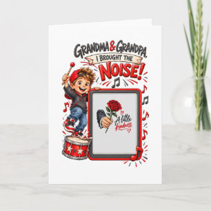 Grandma & Grandpa I Brought the Noise Photo Mug Card