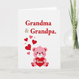 Grandma Grandpa Love Card