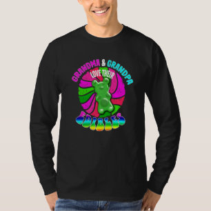 Grandma & Grandpa Love Their Edibles Grandparents  T-Shirt