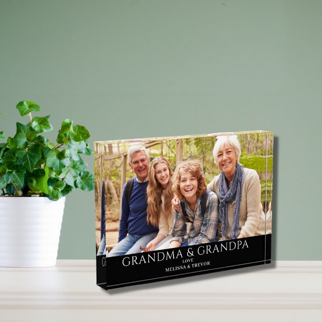 Grandma Grandpa Name Photo Block (Creator Uploaded)