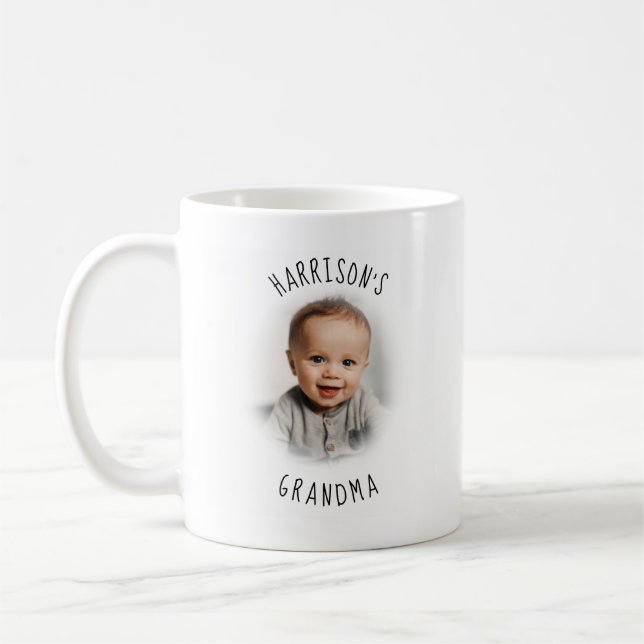 Grandma/Grandpa Photo Mug Personalised Gift (Left)