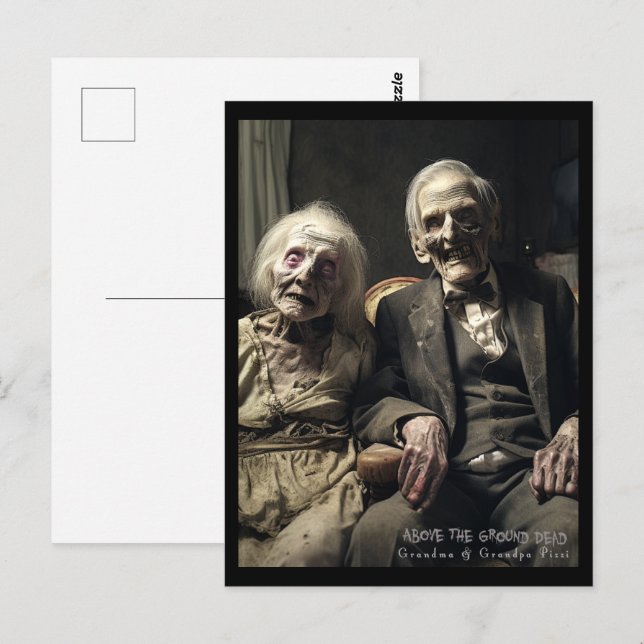 Grandma & Grandpa Pizzi Postcard (Front/Back)