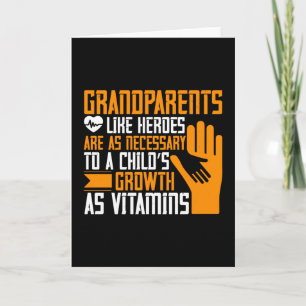 Grandma - Grandparents Like Heroes Card