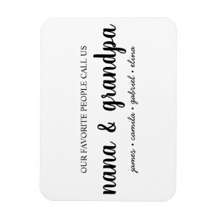 Grandma & Grandpa's Gift, Nana, Papa, Grandparents Magnet