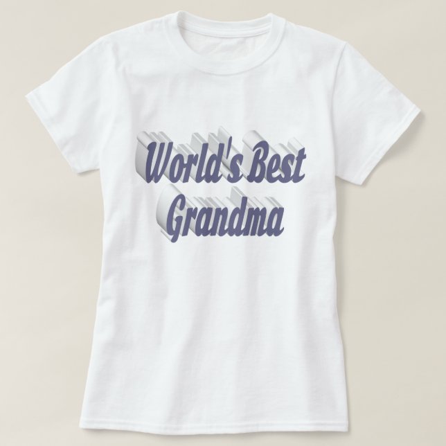 Grandma grey text T-Shirt (Design Front)