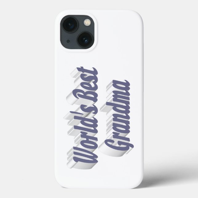 Grandma grey typography  Case-Mate iPhone case (Back)