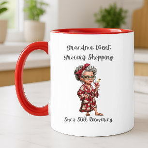 Grandma Grocery Shopping Mug