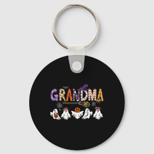 Grandma Halloween Boo Ghost Horror Costume Funny P Key Ring