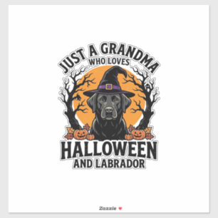 Grandma Halloween Labrador Funny Vintage_1