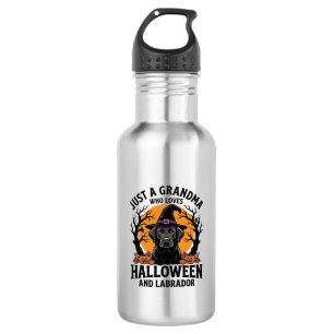Grandma Halloween Labrador Funny Vintage_1 532 Ml Water Bottle