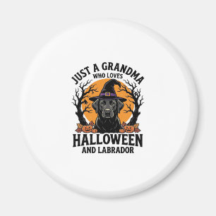 Grandma Halloween Labrador Funny Vintage_1 Magnet
