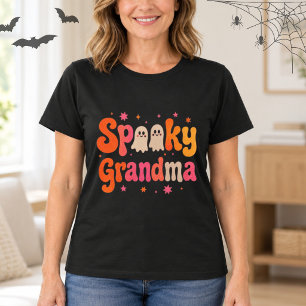 Grandma Halloween Shirt, Spooky Retro Ghosts T-Shirt