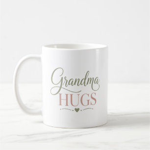 Grandma Hugs Sweet Family Gift Coffee Mug