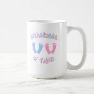 Grandma I Love My Twins Coffee Mug