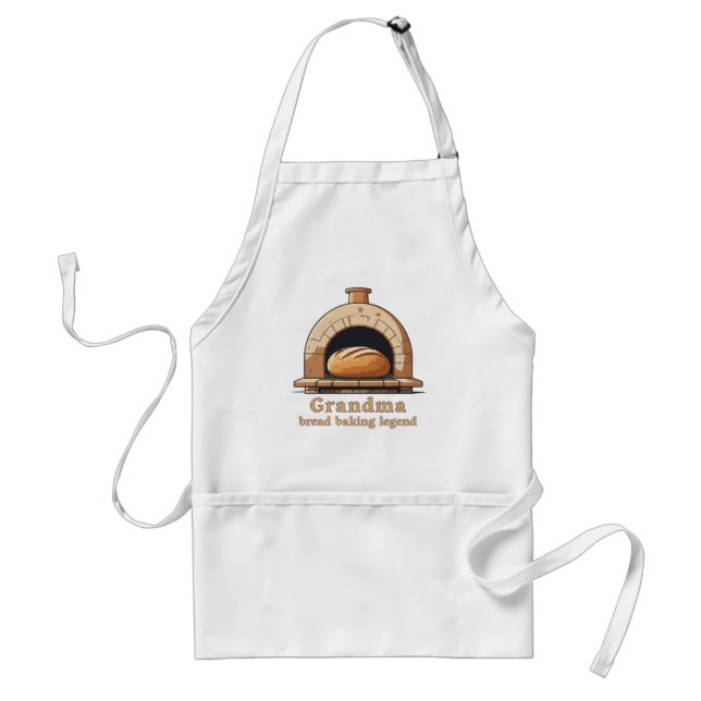 Grandma is a bread baking legend standard apron (Front)