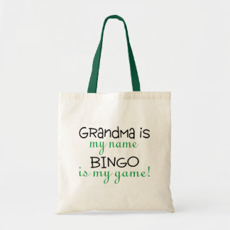 Grandma Is My Name Bingo Is My Game Tote Bag