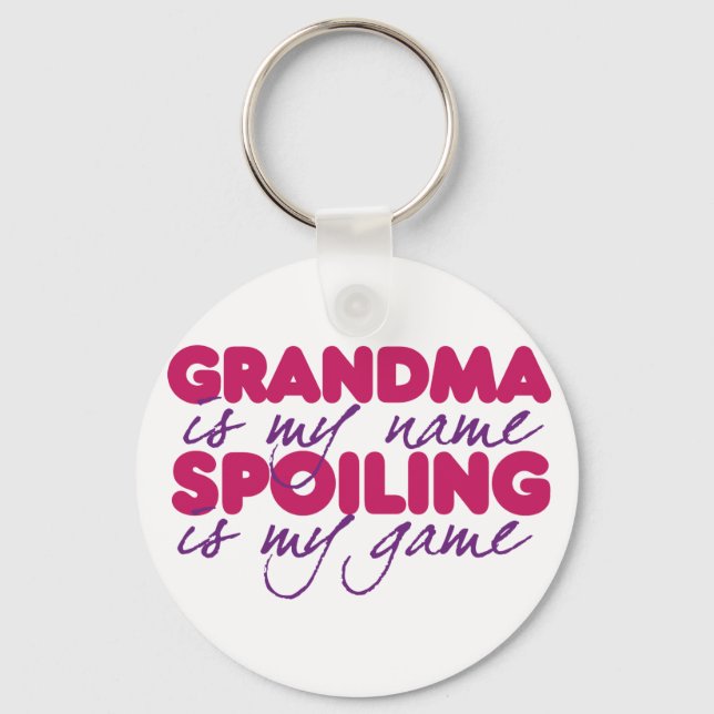 Grandma is my name key ring (Front)