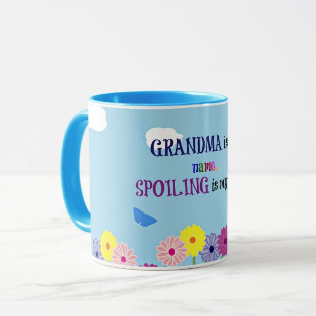 Grandma is my Name. Spoiling is my Game. Mug (Front Left)
