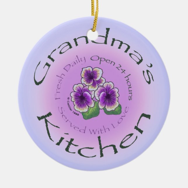 Grandma Kitchen ornament (Front)