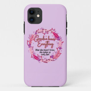 Grandma Knows Everything Case-Mate iPhone Case