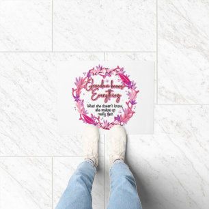 Grandma Knows Everything Doormat