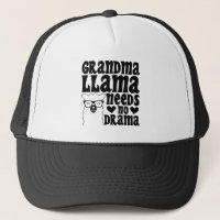 Grandma Llama Needs No Drama Cute Granny Humourous