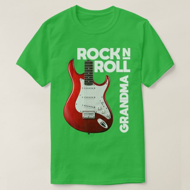 Grandma Love Rock n Roll Funny TShirt (Design Front)