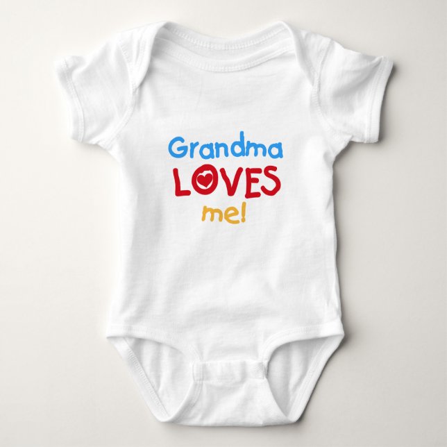 Grandma Loves Me T-shirts and Gifts (Front)