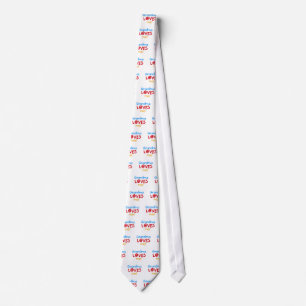 Grandma Loves Me T-shirts and Gifts Tie