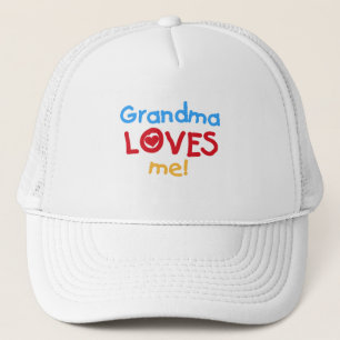 Grandma Loves Me T-shirts and Gifts Trucker Hat