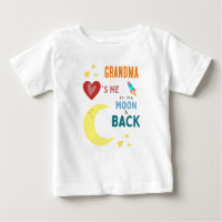 Grandma Loves me to the moon and back Baby T-Shirt