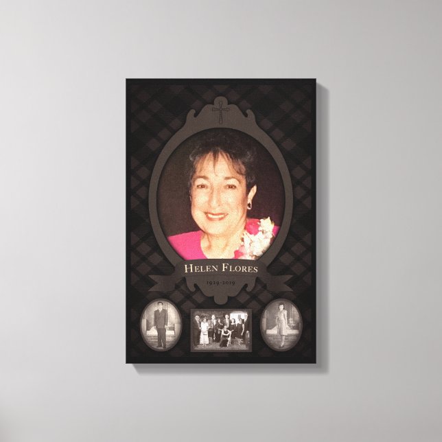 grandma memorial canvas print (Front)