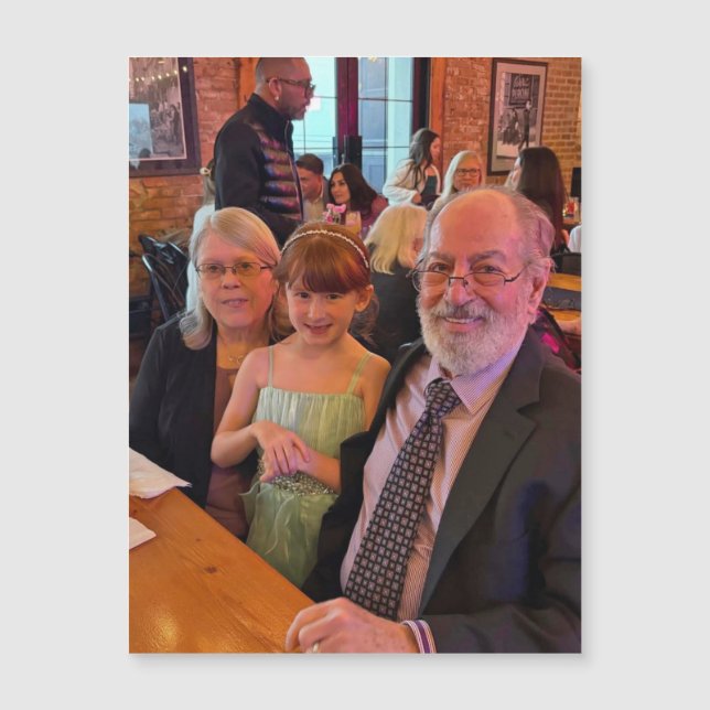 Grandma Millie Papa April 2025 Magnetic Card (Front)