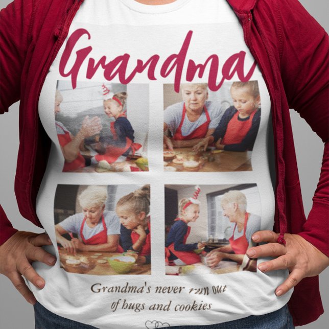 Grandma modern 4 photo  T-Shirt (Creator Uploaded)