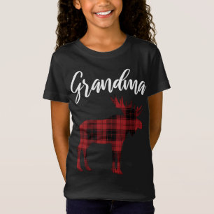Grandma Moose XMas Matching Family Christmas Pajam T-Shirt