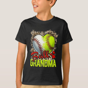 Grandma Mothers Day Softball Grandma Baseball Gran T-Shirt