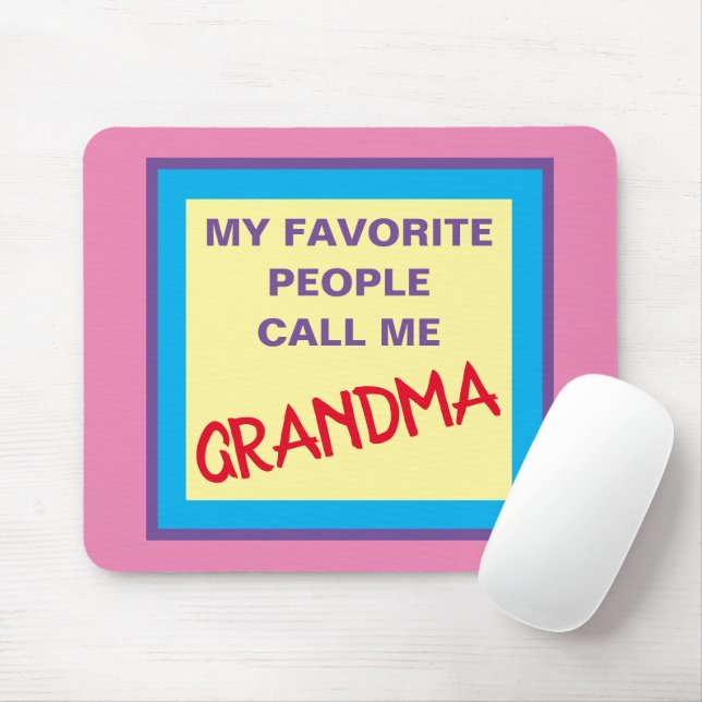 GRANDMA MOUSE PAD (With Mouse)