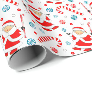 Grandma Mrs. Claus Gift Wrapping Paper