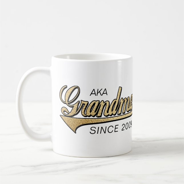 Grandma Mug "AKA Grandma Since..." (Left)
